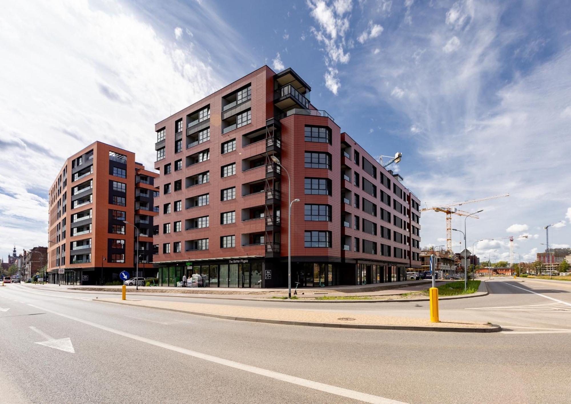 Doki Living - Foodhall & Parking By Downtown Apartments Gdaňsk Exteriér fotografie