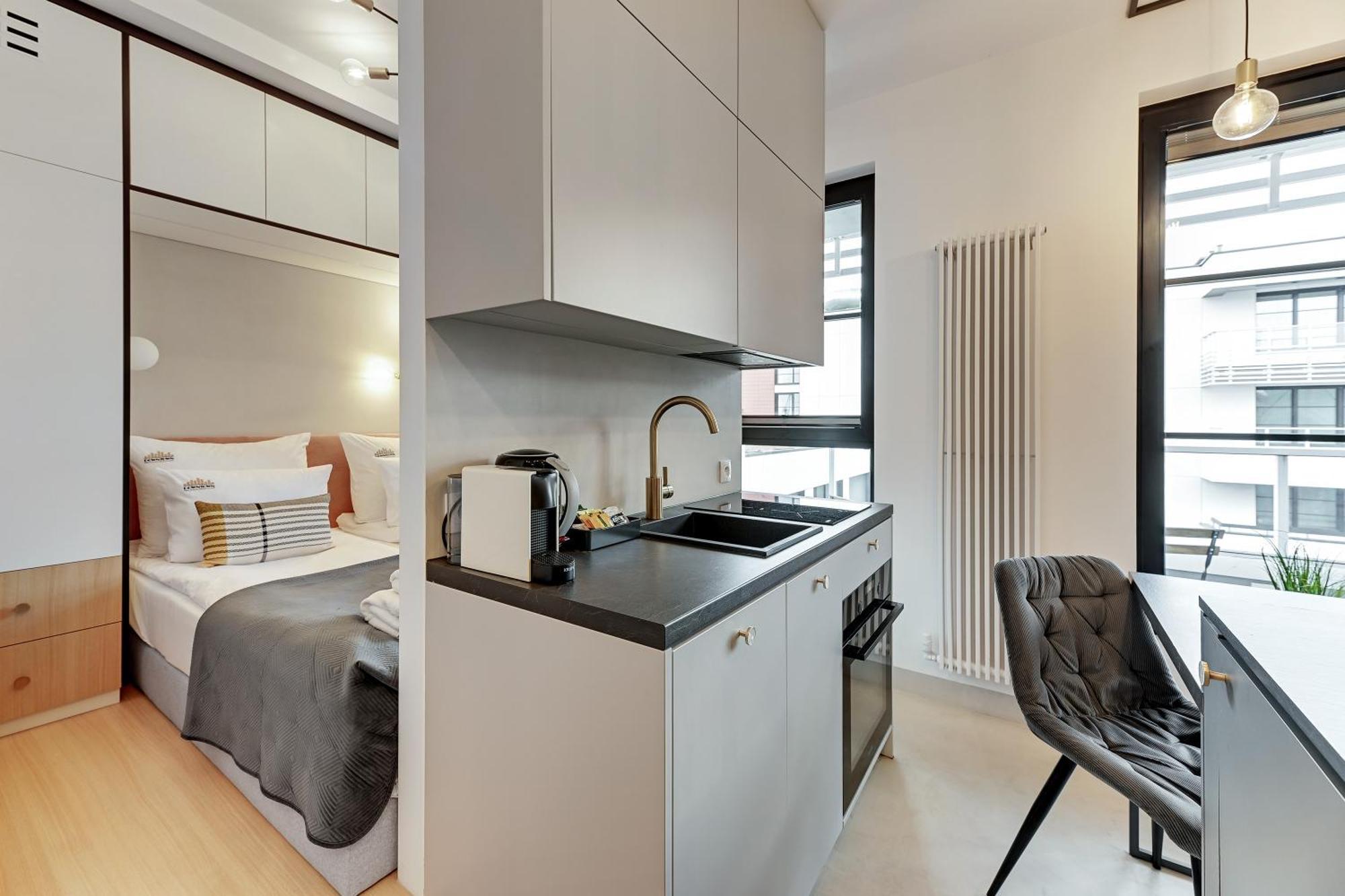 Doki Living - Foodhall & Parking By Downtown Apartments Gdaňsk Exteriér fotografie