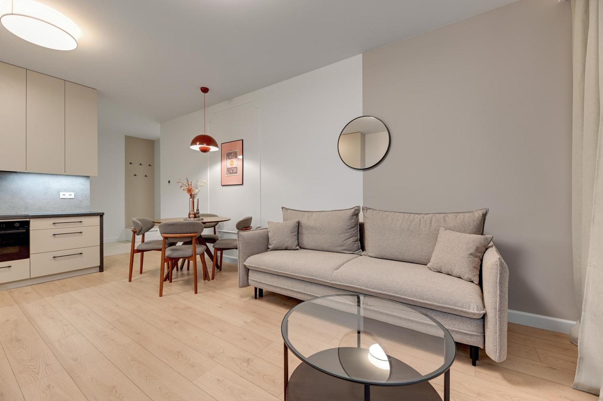 Doki Living - Foodhall & Parking By Downtown Apartments Gdaňsk Exteriér fotografie