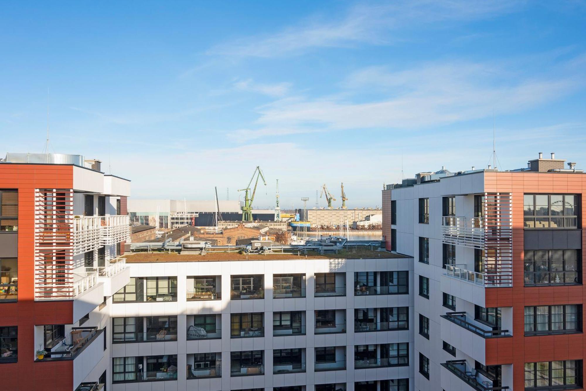 Doki Living - Foodhall & Parking By Downtown Apartments Gdaňsk Exteriér fotografie